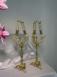 Дикирій-трикирій, позолота, висота 41см ширина 14,5см