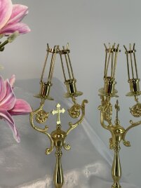 Дикирій-трикирій, позолота, висота 41см ширина 14,5см