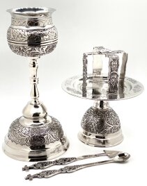 Потир-чаша 0,15л з приладдям (сер.)