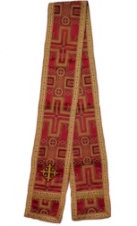 Закладка парча Червона