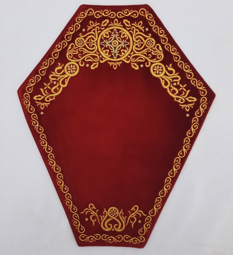 Серветка під хрест, вишивка коло