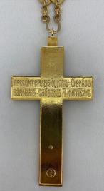 Хрест наперстний 12х6,5см, (позолота)