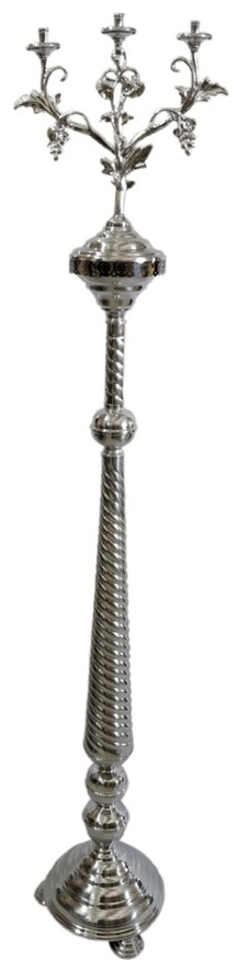 Підсвічник 3св. №3 - 2 (лист. алюміній)