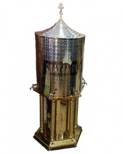 Водосвятний бак, алюміній, шестигранний, 150л