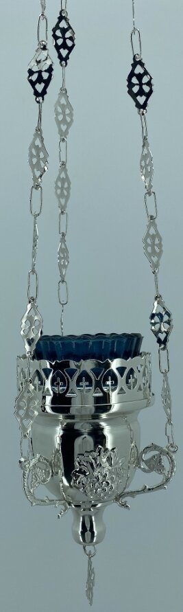 Лампада підвісна &quot;Грецька виноград&quot; нікелева