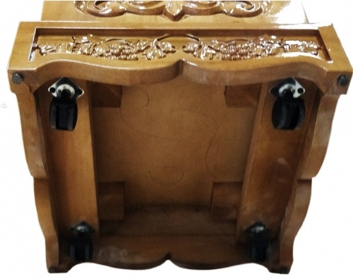 Аналой бічний, на колесах 44х44см, (Висота 120-95см)