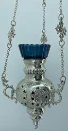 Лампада підвісна нікелева