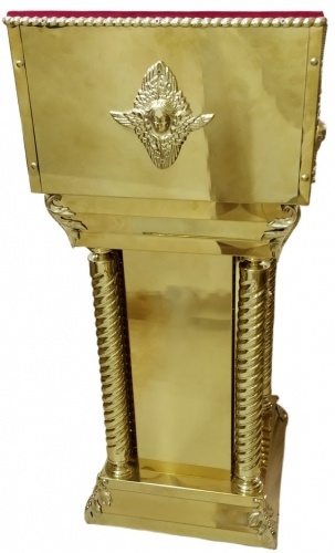 Аналой бічний (верх як прест.), 49х49см, (Висота 114-92см)