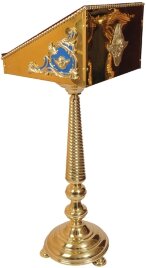 Аналой кафедра, з шухлядкою, 43,5х43,5, (Висота 126-106см)