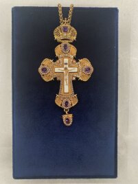 Хрест наперстний 14,5х7,5см (золото)