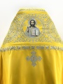 Облачення священника, вишите на оксамиті, вишивка "Коло" з вишитим галуном