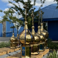 Покрівля (куполи, булат, хрести на купол)