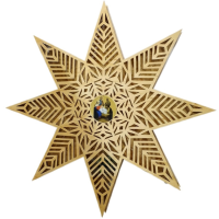 Різдвяна зірка з підсвічуванням