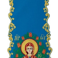 Закладка з вишитим ліком